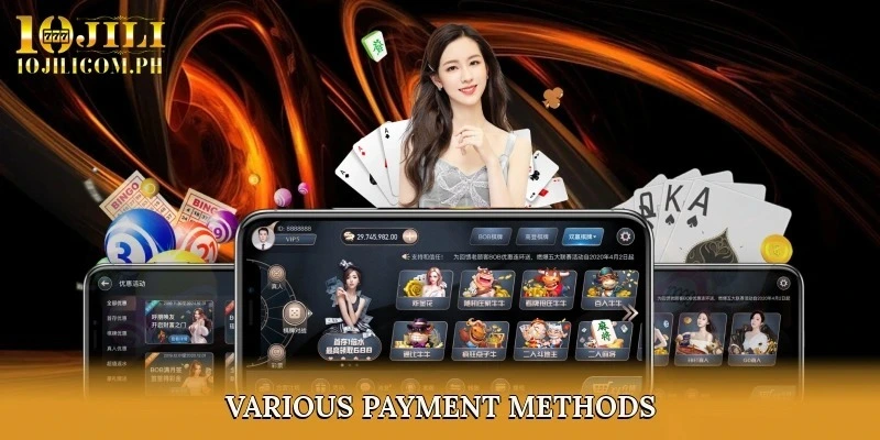 Various Payment Methods